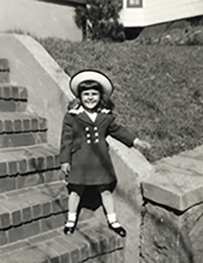 Noelle as a little girl