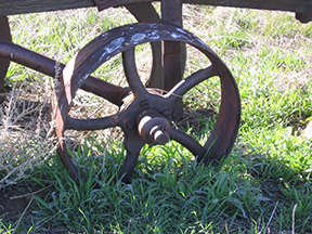 Wagon Wheel image for Plot Summary section for Walking West by Noelle Sickel